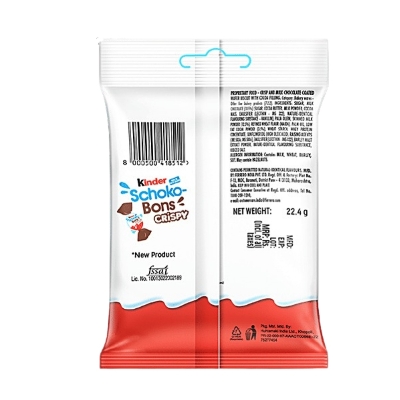 Kinder Schoko-Bons Crispy 4pcs Milk And Cocoa Flavor 22.4 gm IDConline shop bangladeshothoba.com