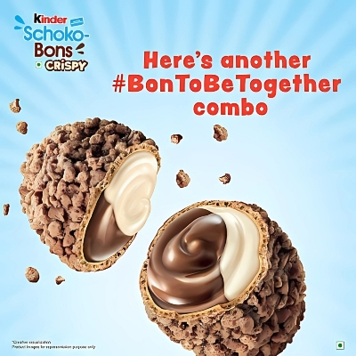 Kinder Schoko-Bons Crispy 12pcs Milk And Cocoa Flavor 67.2gm IDConline shop bangladeshothoba.com