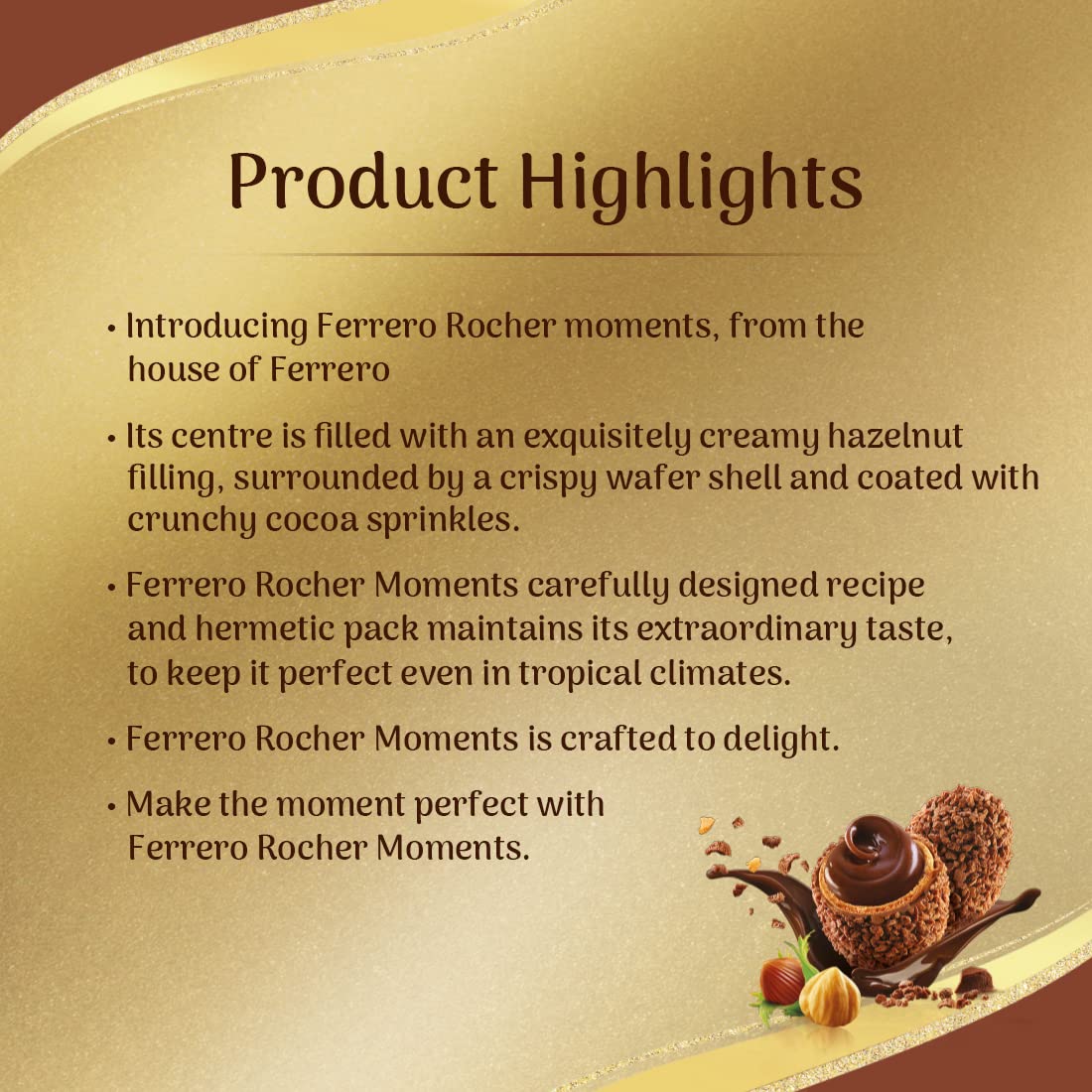 Ferrero Moments Premium Chocolate 69.6gm IDConline shop bangladeshothoba.com