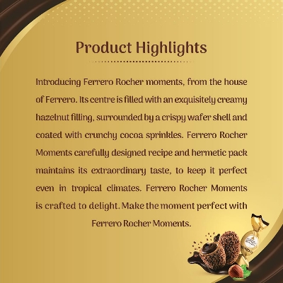 Ferrero Rocher Moments 16 pralines Pcs 92.8 gm IDConline shop bangladeshothoba.com