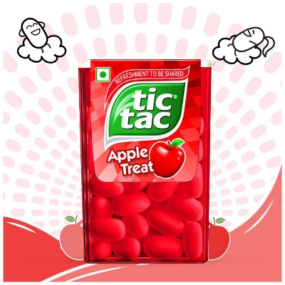 Tic Tac Red Apple Mouth Freshner 7.2gm IDConline shop bangladeshothoba.com