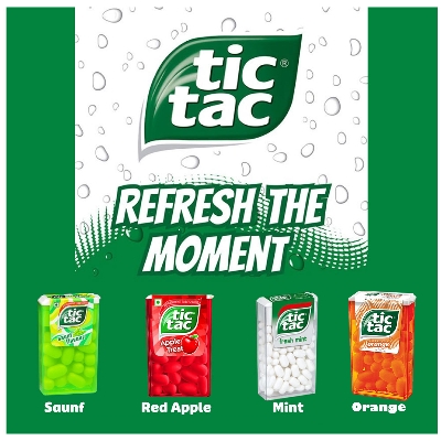 Tic Tac Red Apple Mouth Freshner 7.2gm IDConline shop bangladeshothoba.com