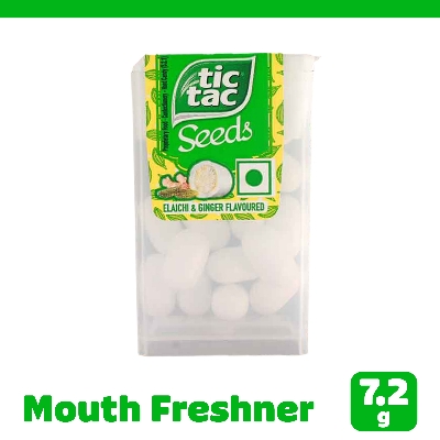 Tic Tac Seeds Elaichi & Ginger Flavoured Mouth Freshner 7.2g IDConline shop bangladeshothoba.com