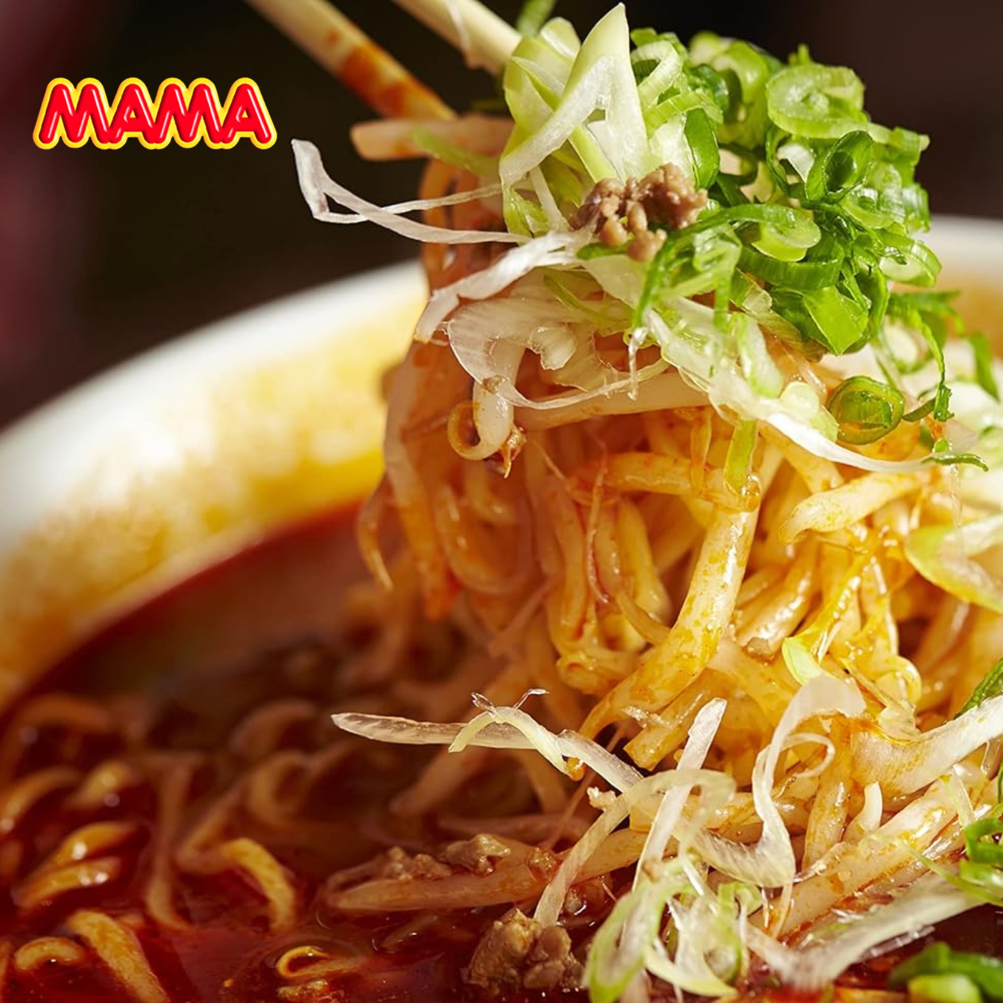 Picture of Mama Oriental Style Instant Noodles Hot & Spicy Flavour 90gm