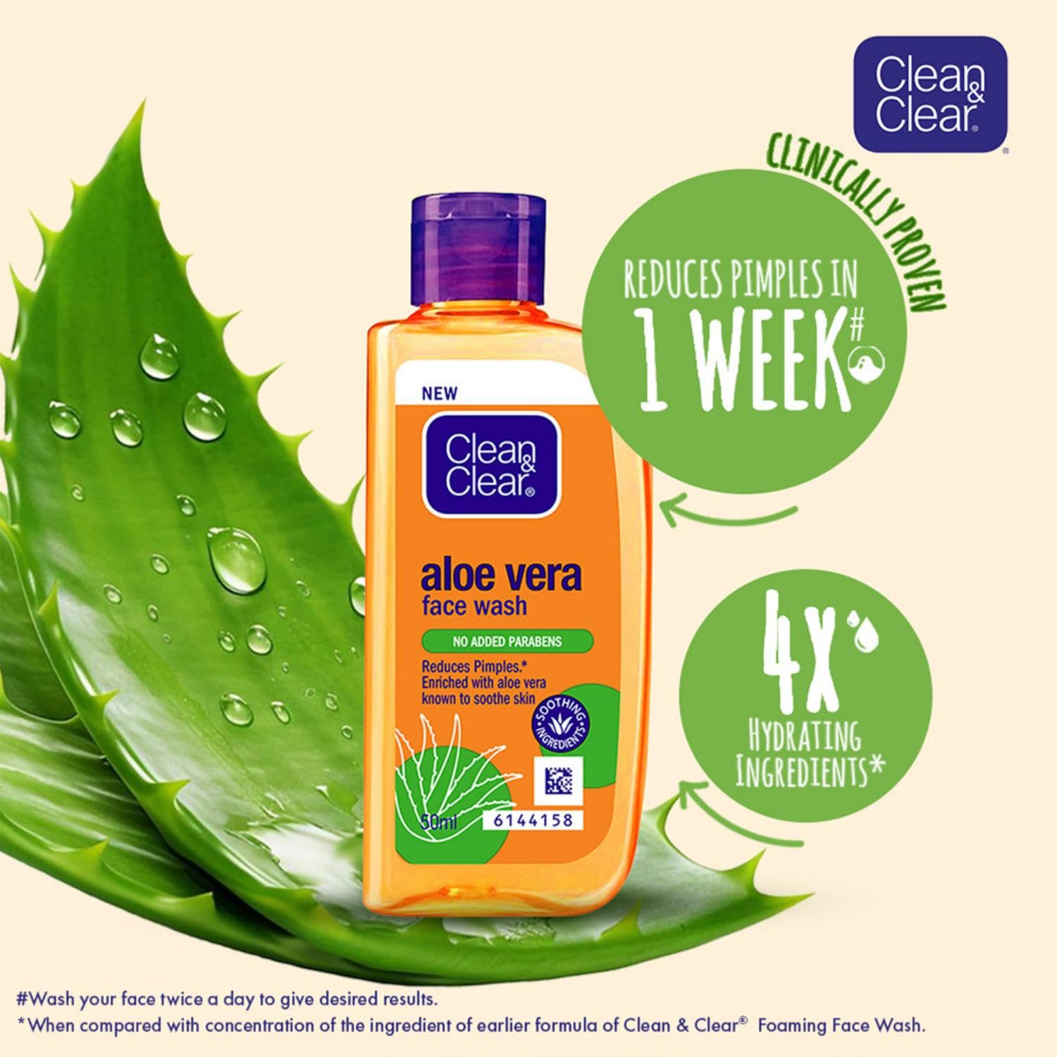 Clean & Clear Aloe Vera Facewash 50ml IDConline shop bangladeshothoba.com