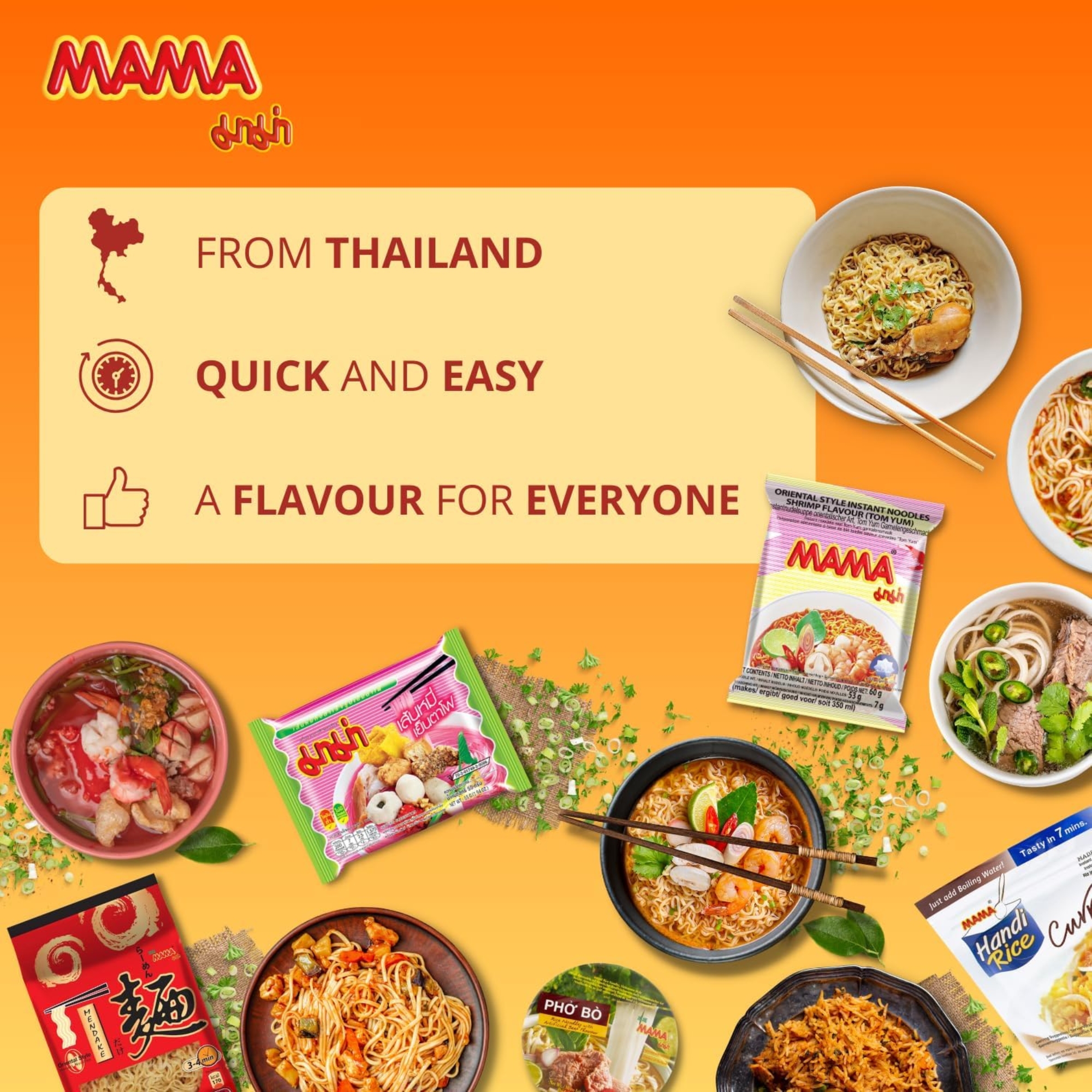 Picture of Mama Instant Cup Noodles Shrimp Tom Yum Flavour 70gm