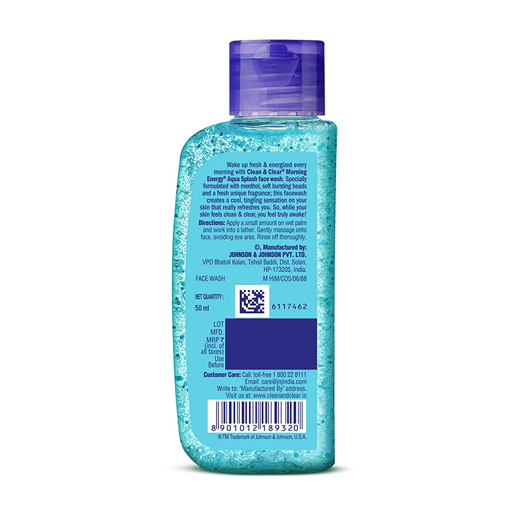 Clean & Clear Morning Energy Aqua Splash Face Wash 50ml IDConline shop bangladeshothoba.com