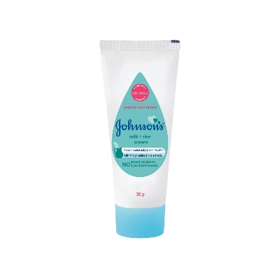 Johnson's Baby Skincare Cream Milk + Rice 30gm (India) IDConline shop bangladeshothoba.com