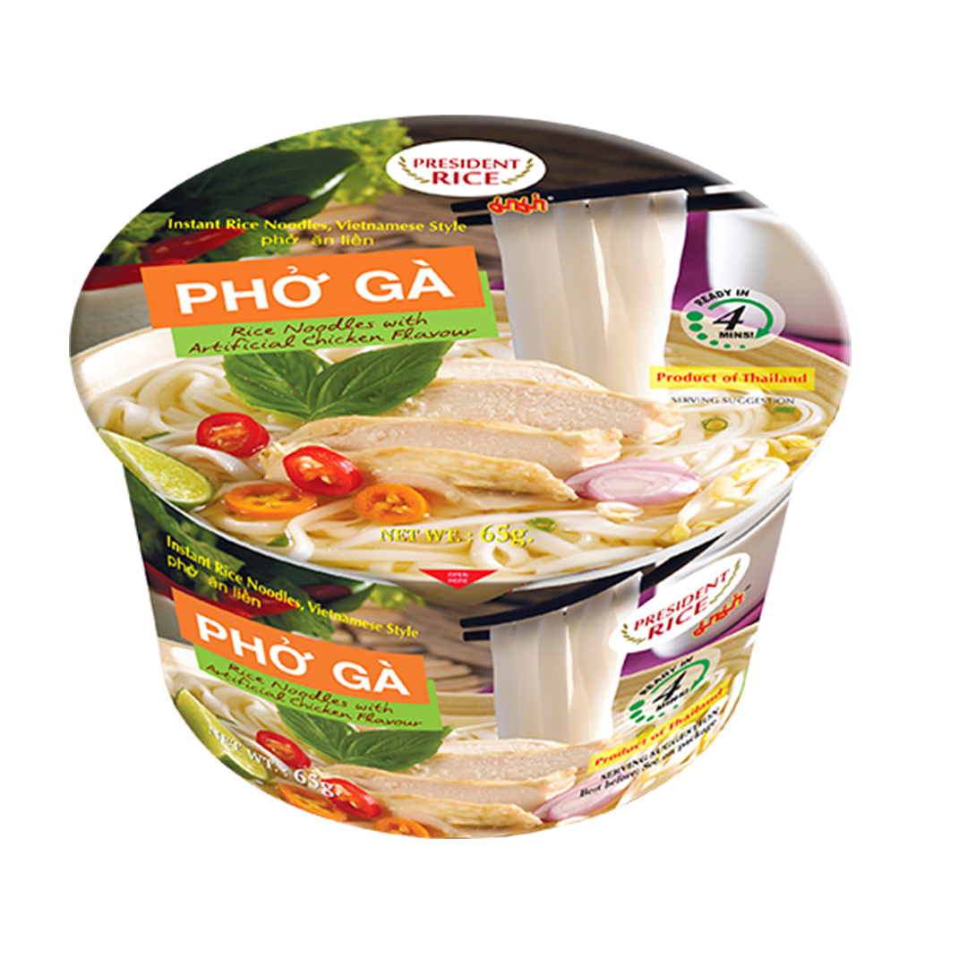 Picture of Mama Instant Bowl Rice Noodles with Artificial Chicken Flavour 65gm