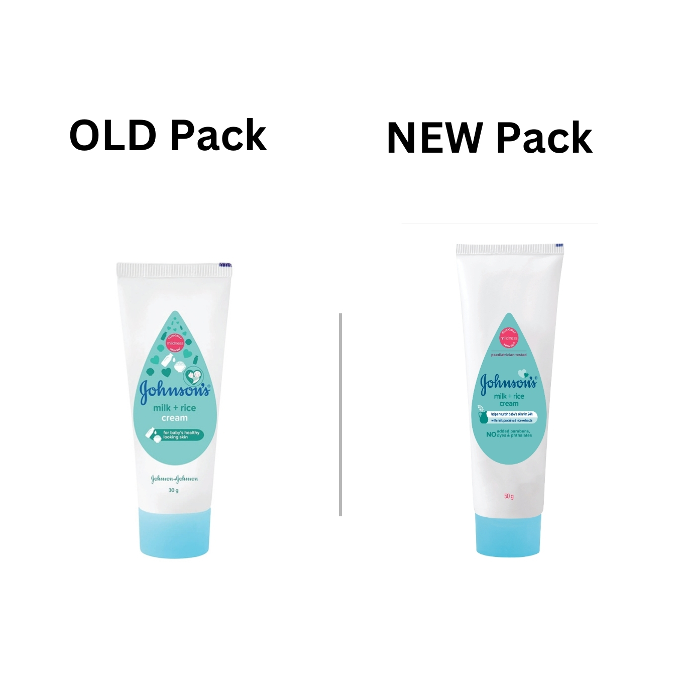 Johnson's Baby Skincare Cream Milk + Rice 50 gm (India) IDConline shop bangladeshothoba.com