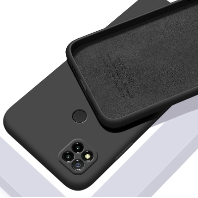 Picture of Xiaomi Redmi 9C 10A Poco C31 Liquid Silicone Shockproof Soft Gel Back Cover Case