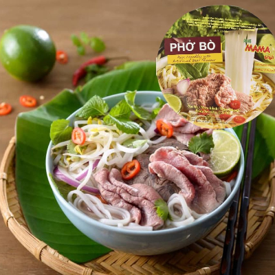 Picture of Mama Bowl Instant Rice Noodles Coriander Flavour 60gm