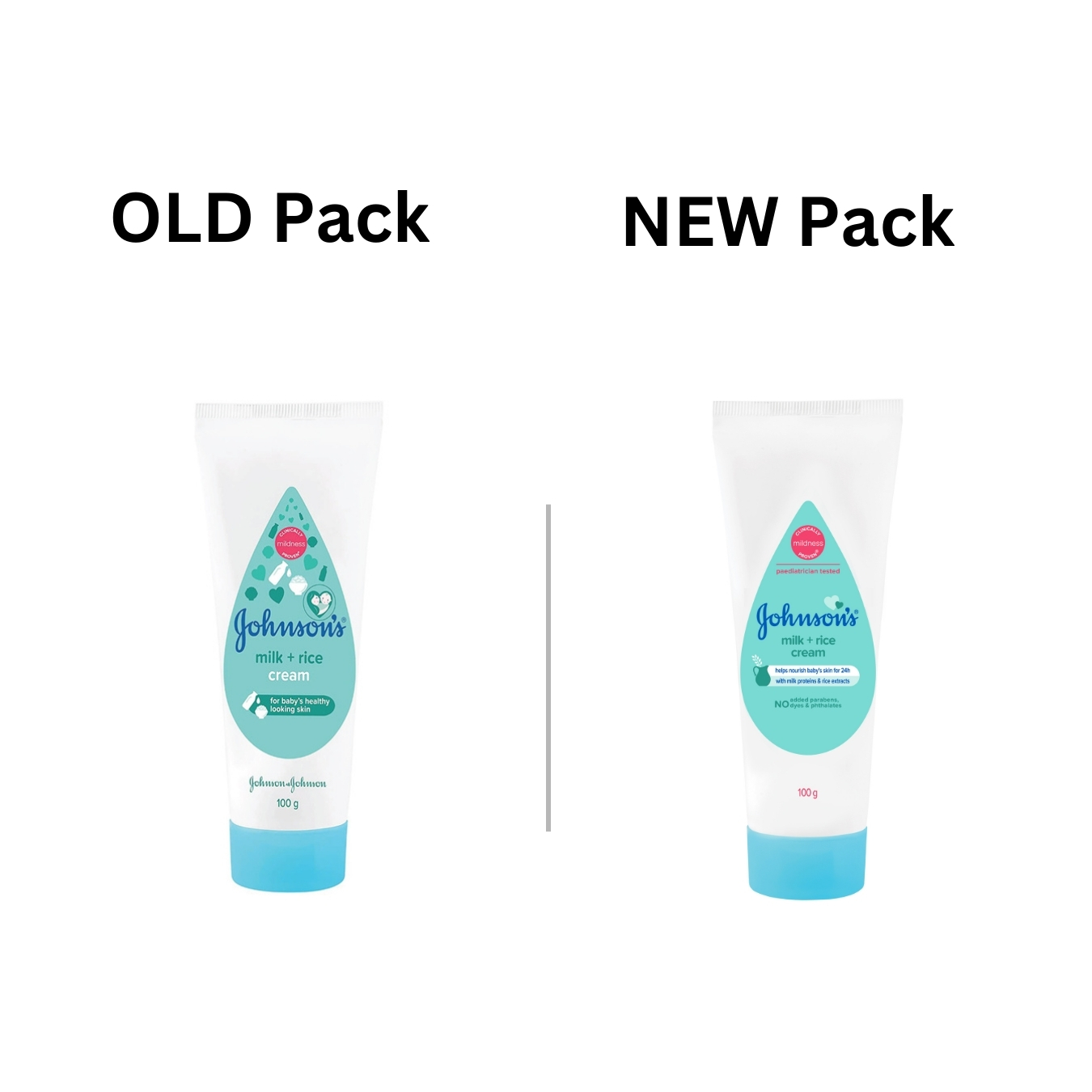 Johnson's Baby Skincare Cream Milk + Rice  100gm (India) IDConline shop bangladeshothoba.com