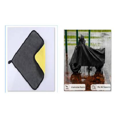 Picture of Waterproof Bike cover and microfiber towel - combo offer