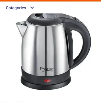 Picture of Prestige Electric Kettle - 2L - Silver and Black