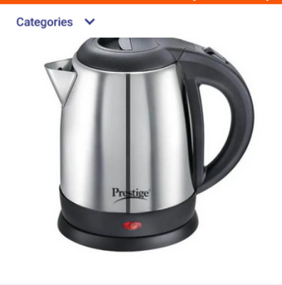 Picture of Prestige Electric Kettle - 2L - Silver and Black
