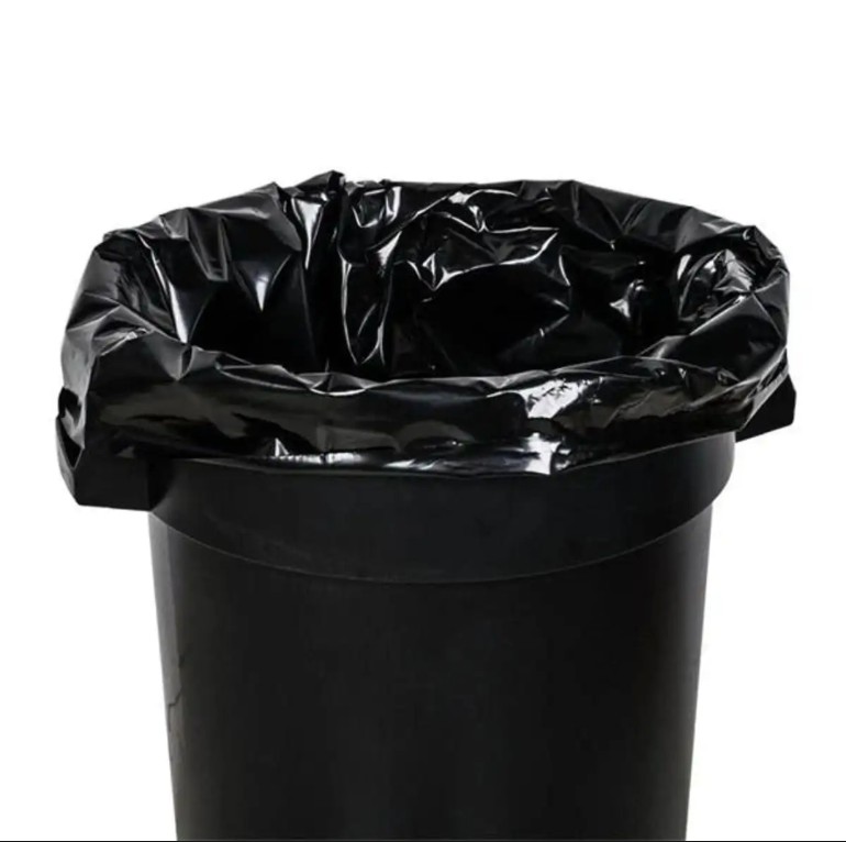 Picture of Garbage Bag (16" X 20") 25/50/100 Piece / Trash Bag / Waste Bag / Moylar Bag / Poly Bag Black