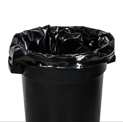 Picture of Garbage Bag (16" X 20") 25/50/100 Piece / Trash Bag / Waste Bag / Moylar Bag / Poly Bag Black