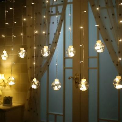 Picture of LED Lights Ball Curtain String Light 220V Fairy Light Outdoor Indoor Garland For Party Wedding Holiday Decoration