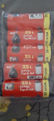 Picture of Garbage bags on roll 35l for light use- per roll 50pc