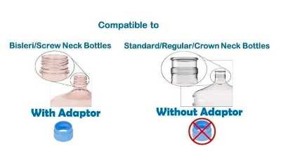 Picture of Hand press manual water pump dispenser - Manual Water Pump For Bottle - Easily Dispense Water From Bottles With This Manual Water Pump Dispenser - Providing Convenience For Your Home Or Office