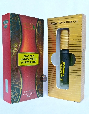 Picture of Alif Swiss Jannatul Firduas Attar Long Lasting Ferdaus Roll On Ator Non Alcoholic Perfume (Halal) - 8ml