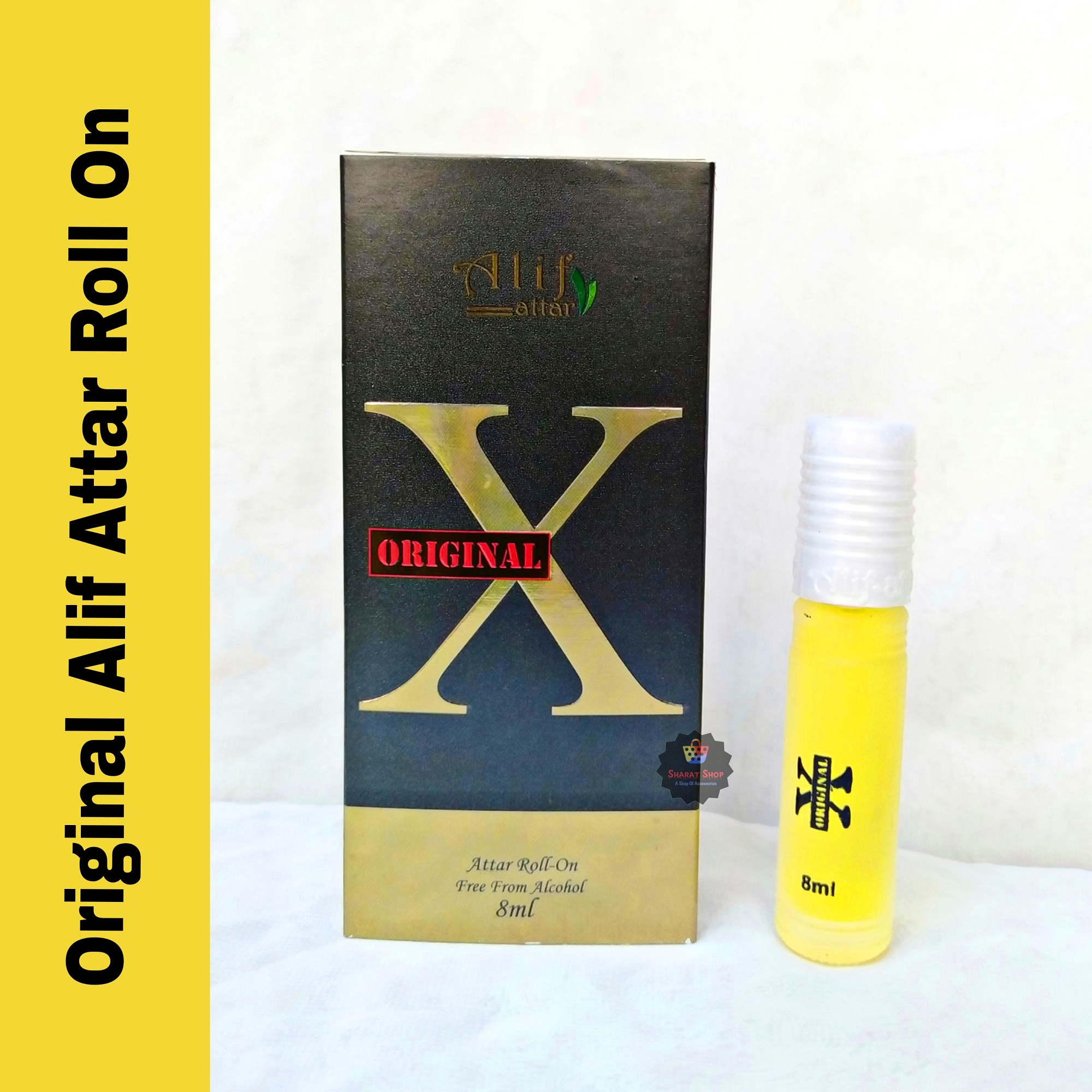 Picture of X Attar For Men Long Lasting Roll On Non Alcoholic Perfume (Halal) - 8ml -Alif