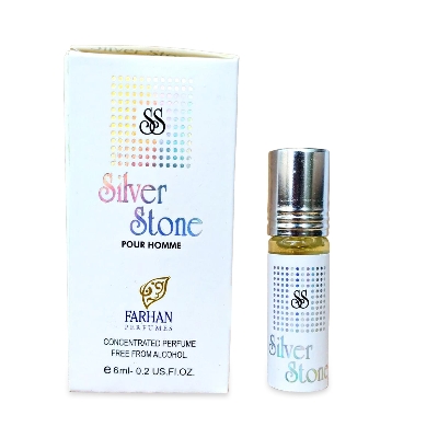 Picture of Silver Stone Concentrated Perfume Oil Attar Long Lasting Non-alcoholic Fragrance Ator - 6ml