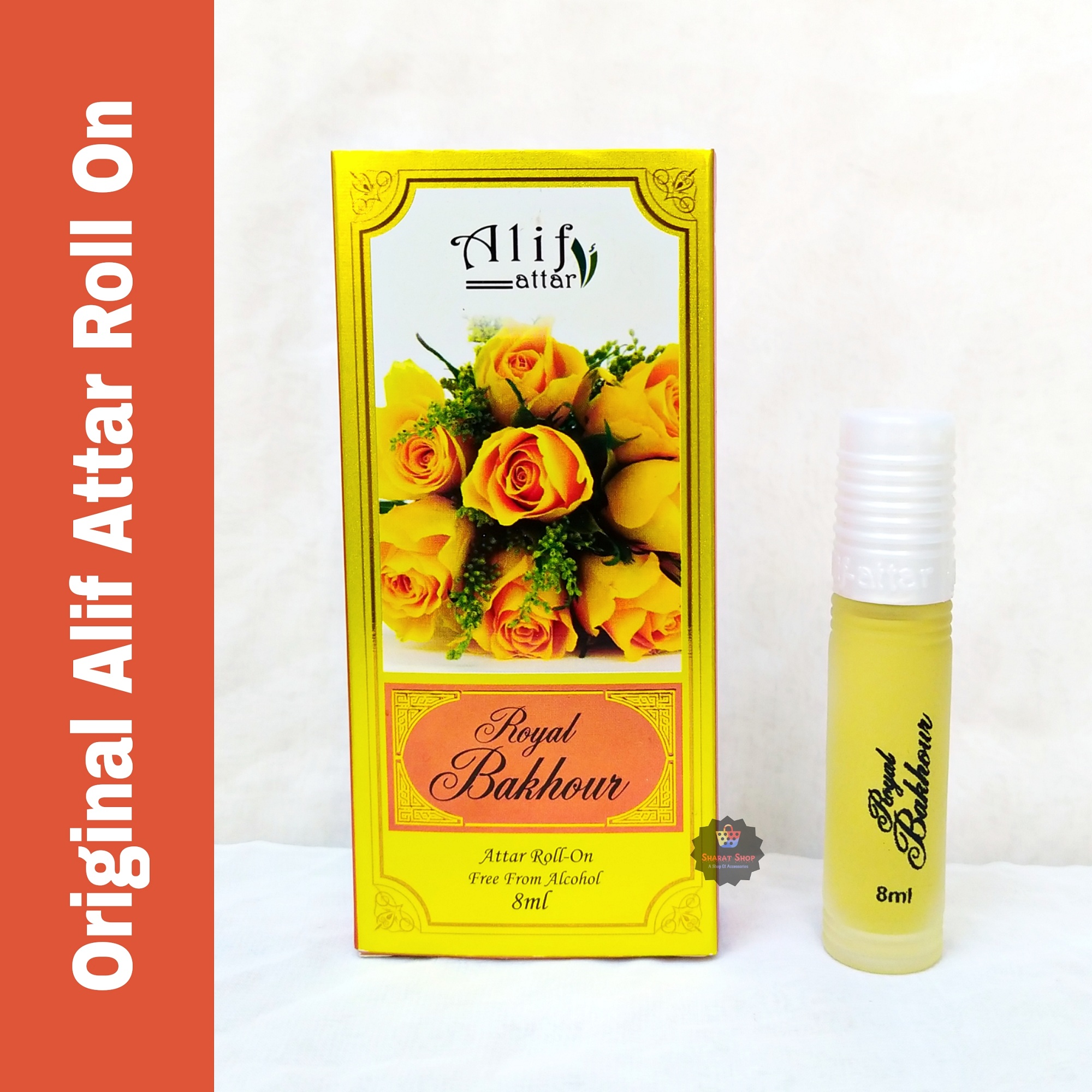 Picture of Alif Royal Bakhour Attar Long Lasting Bakhoor Roll On Non Alcoholic Perfume (Halal) - 8ml