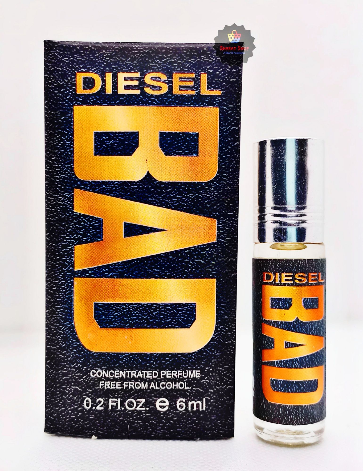 Picture of DIESEL BAD Concentrated Perfume Oil Long Lasting Non-alcoholic Fragrance - 6ml