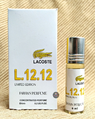 Picture of Lacoste_L.12.12 Concentrated Perfume Oil Limited Edition Roll On For Men Long Lasting Attar Non-alcoholic Fragrance - 6ml