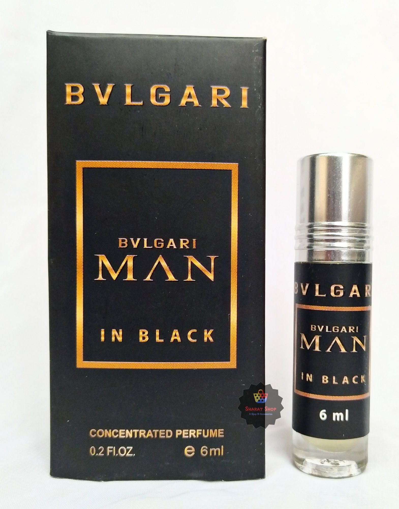 Picture of Man In Black For Man Concentrated Perfume Oil Long Lasting Non-alcoholic Fragrance - 6ml
