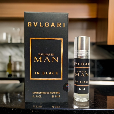 Picture of Man In Black For Man Concentrated Perfume Oil Long Lasting Non-alcoholic Fragrance - 6ml