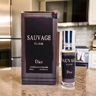 Picture of Dior Sauvage Elixir by Al Farhan Concentrated Perfume Oil Long Lasting Non-alcoholic Fragrance - 6ml
