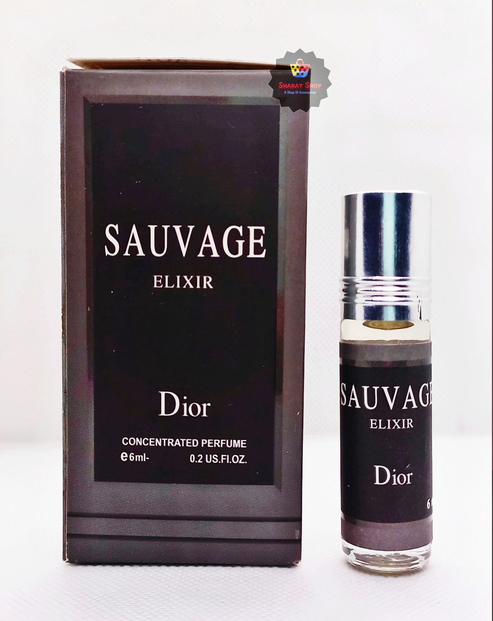 Picture of Dior Sauvage Elixir by Al Farhan Concentrated Perfume Oil Long Lasting Non-alcoholic Fragrance - 6ml