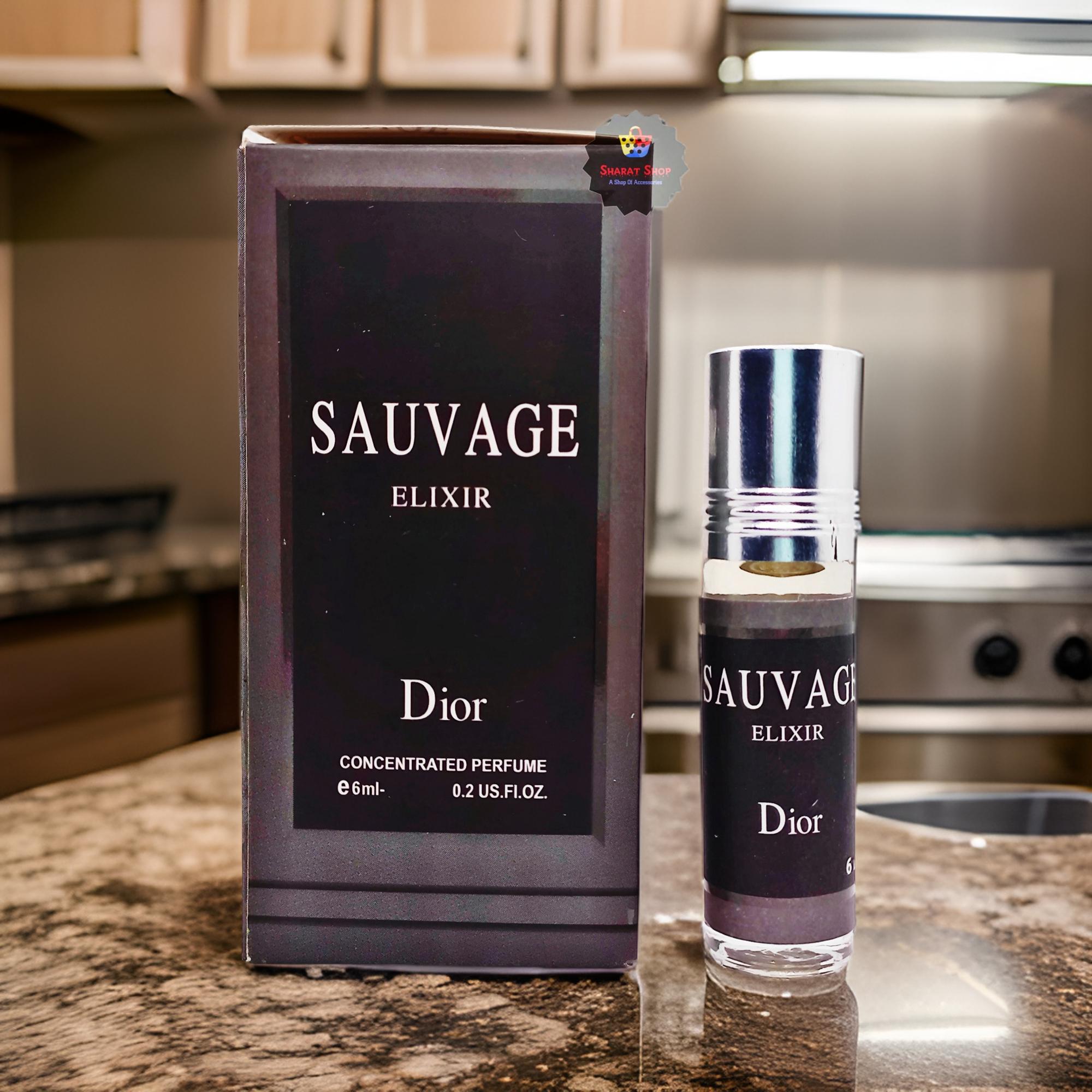 Picture of Dior Sauvage Elixir by Al Farhan Concentrated Perfume Oil Long Lasting Non-alcoholic Fragrance - 6ml