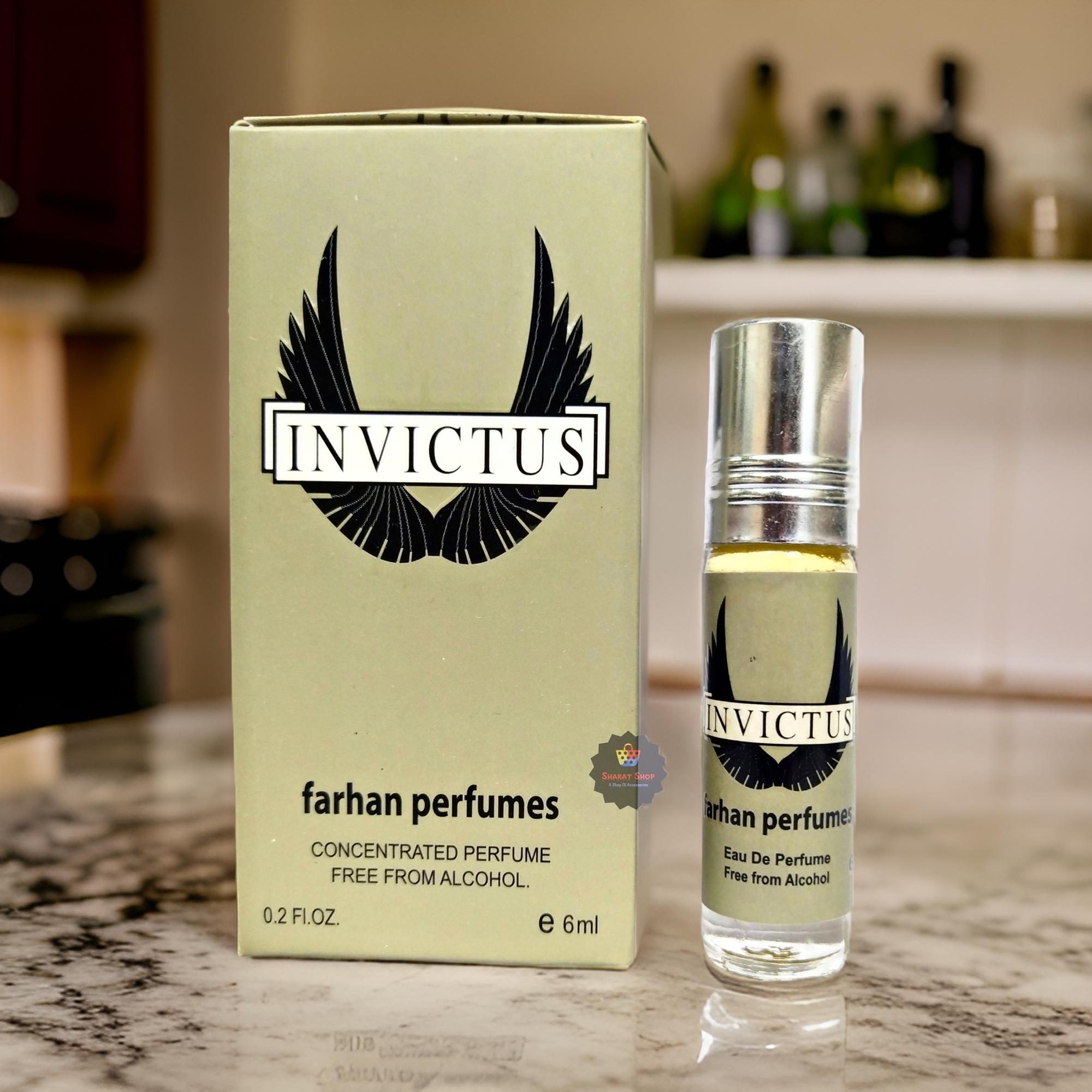 Picture of INVICTUS Concentrated Perfume Oil Long Lasting Non-alcoholic Fragrance - 6ml