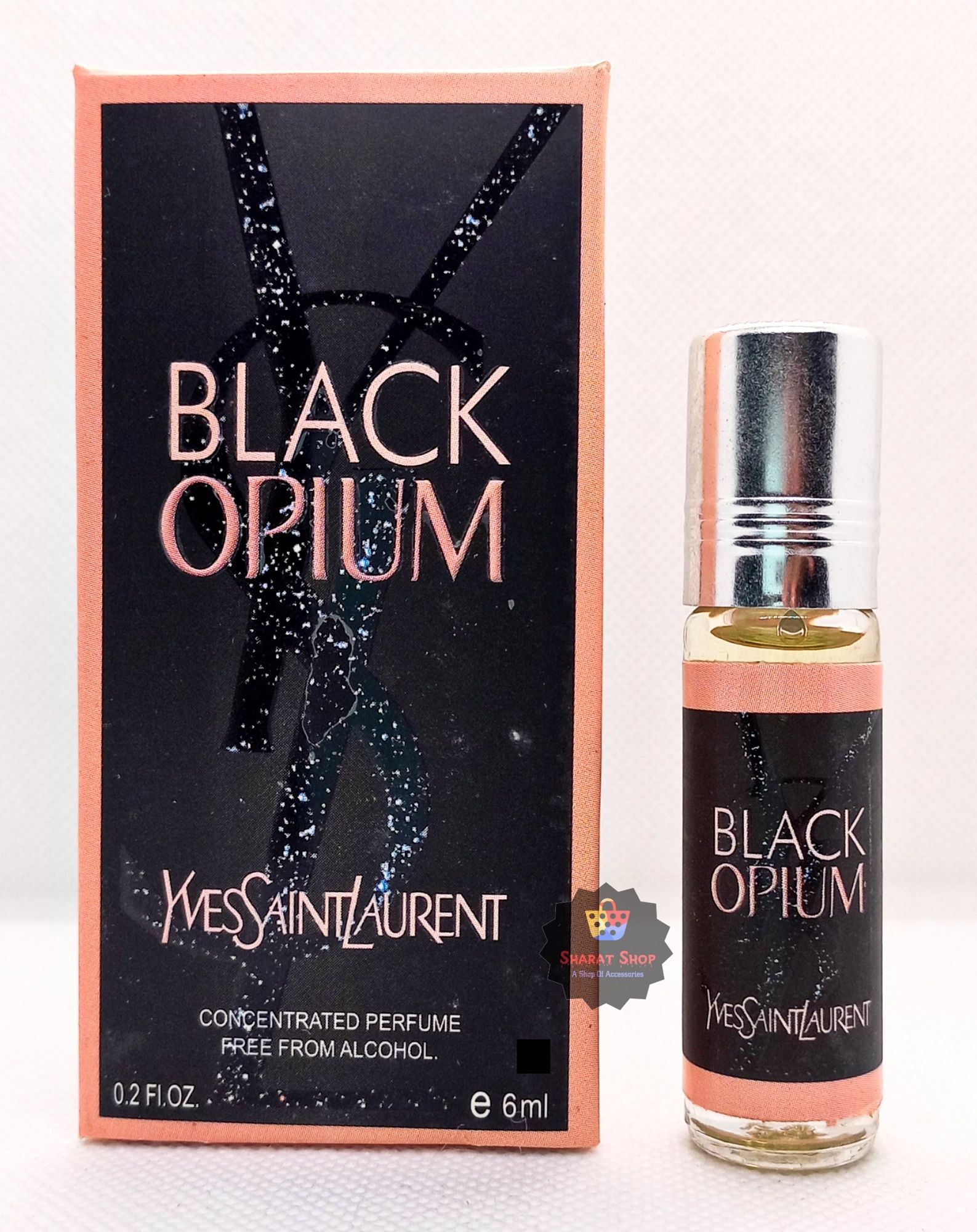 Picture of BLACK OPIUM Concentrated Perfume Oil Long Lasting Non-alcoholic Fragrance - 6ml