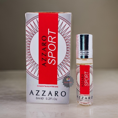 Picture of AZZARO SPORT FOR MEN by Al Farhan Concentrated Perfume Oil Long Lasting Non-alcoholic Fragrance - 6ml