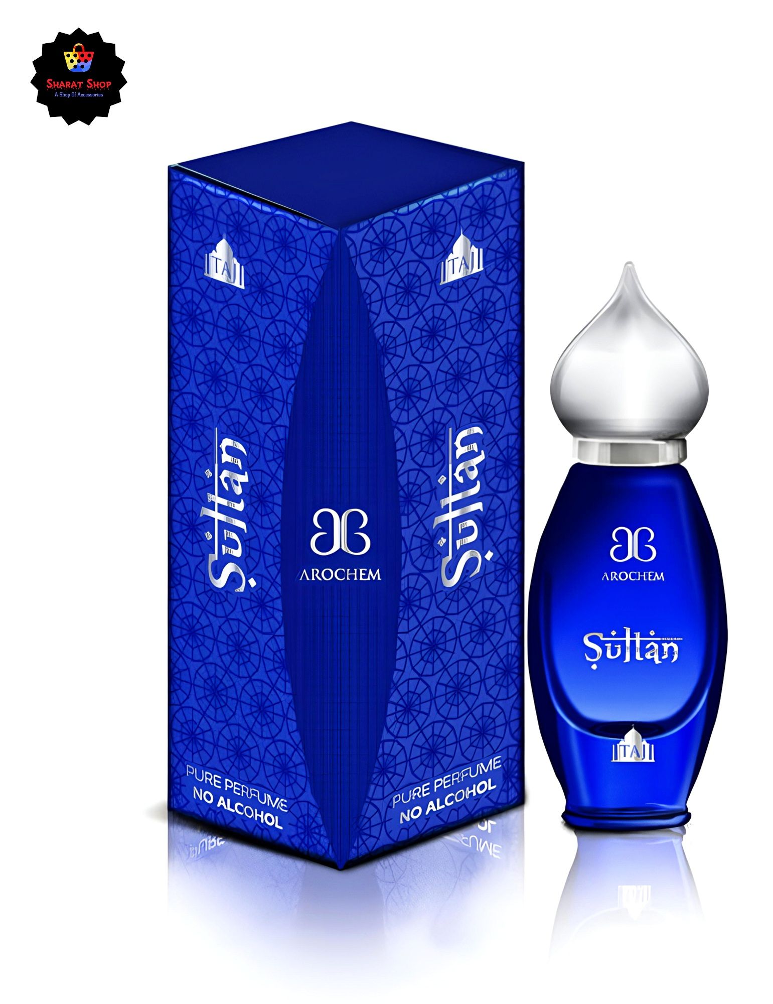 Picture of Arochem Sultan Attar Taj Series Ator Luxurious Royal Perfume Oil - 9ML (Made In India)