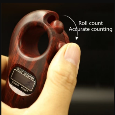 Picture of Digital Counting Tasbih With Rotating Prayer Beads Portable Led Islamic Prayer Tasbeeh For Muslim - 1Pc