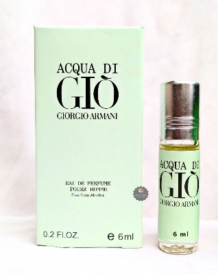 Picture of ACQUA DI GIO by Al Farhan Concentrated Perfume Oil Long Lasting Non-alcoholic Fragrance - 6ml