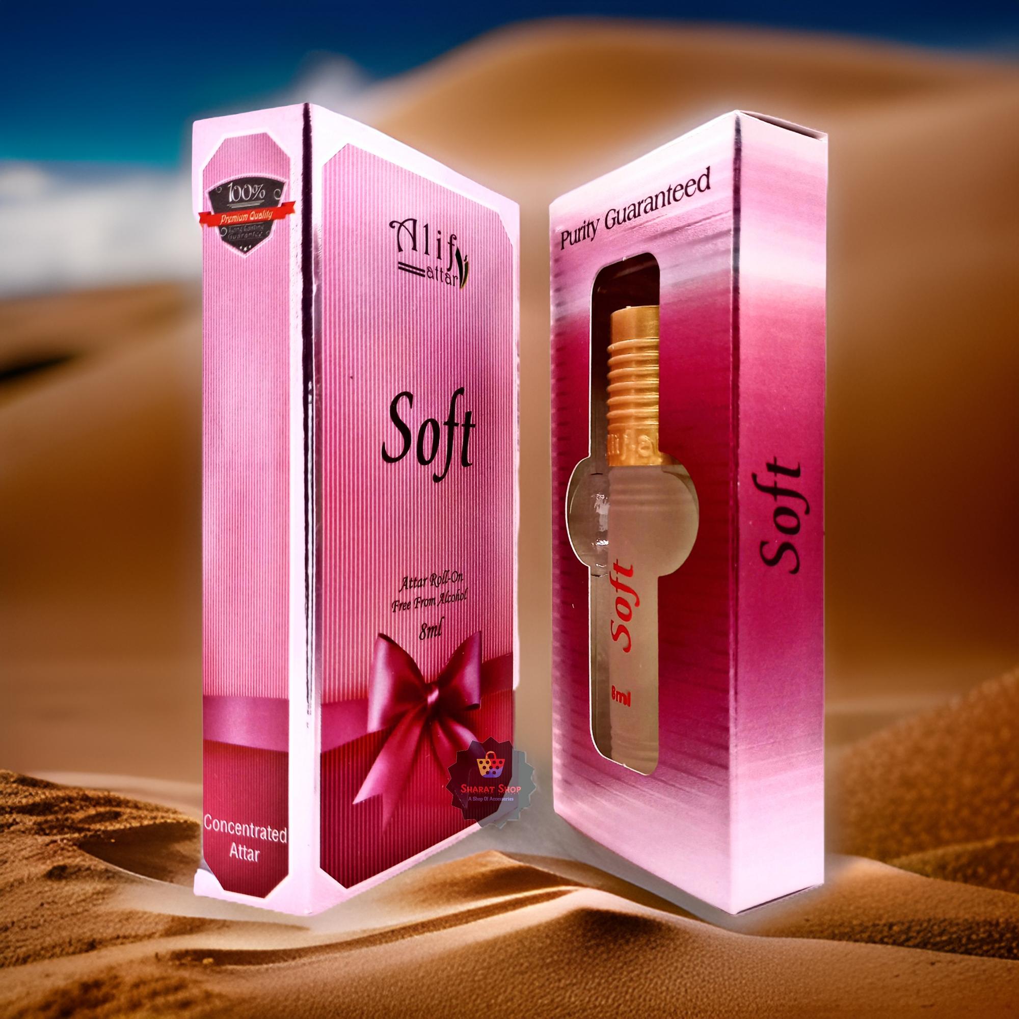 Picture of Soft By Alif Attar Long Lasting Roll On Non Alcoholic Perfume (হালাল) - 8ml