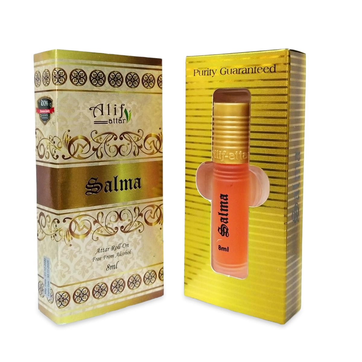 Picture of Alif Salma Attar Long Lasting Roll On Non Alcoholic Perfume (Halal) - 8ml