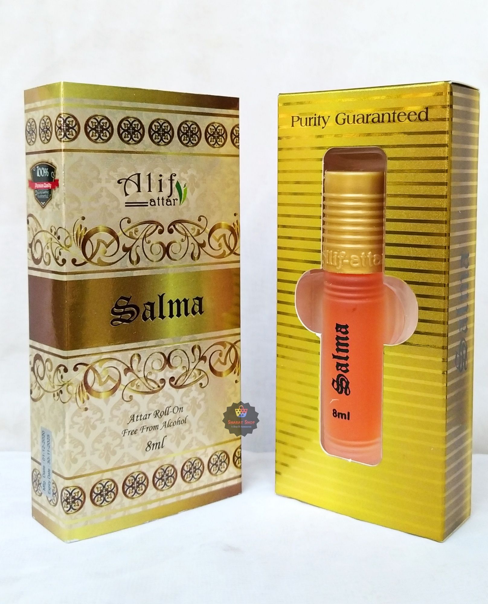 Picture of Alif Salma Attar Long Lasting Roll On Non Alcoholic Perfume (Halal) - 8ml