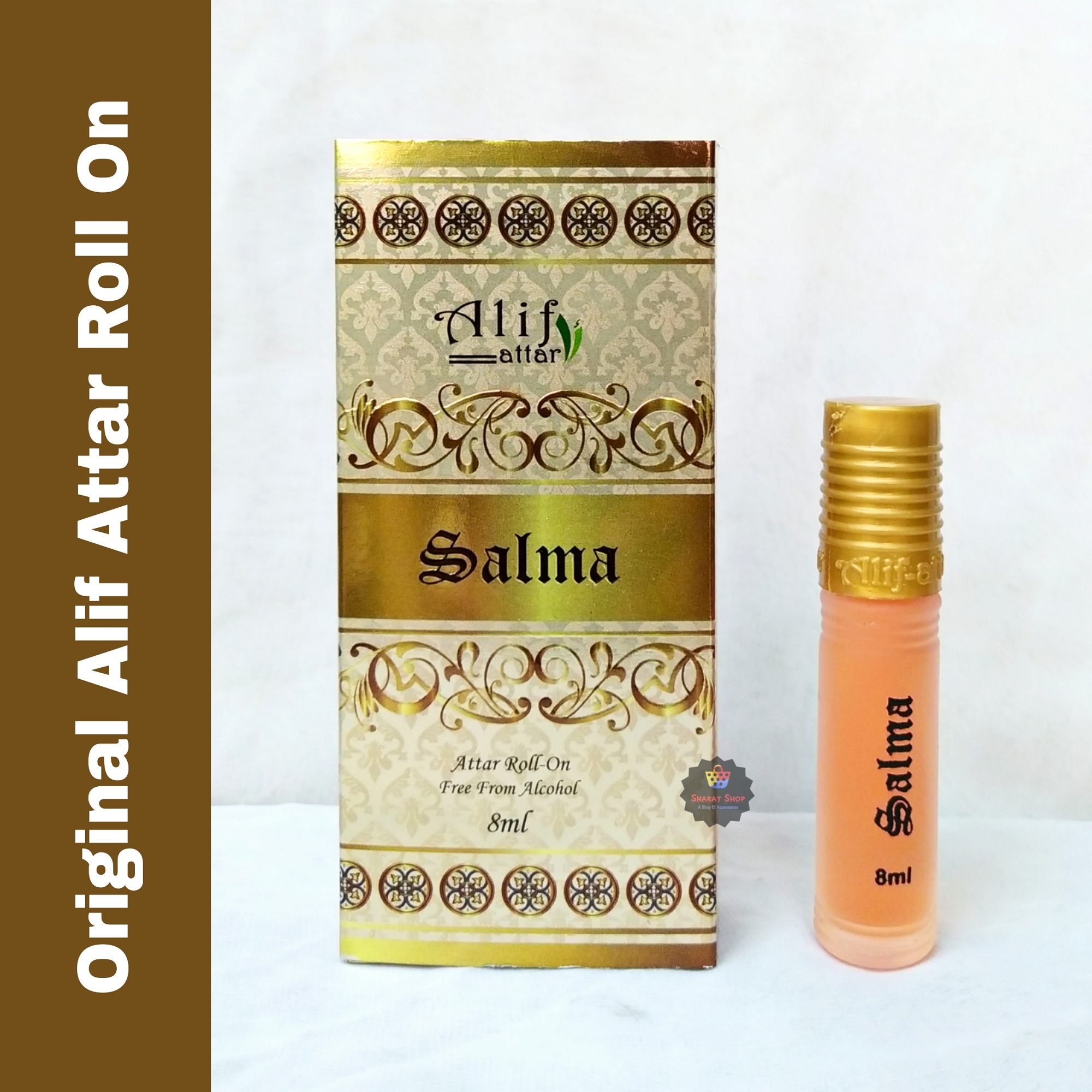 Picture of Alif Salma Attar Long Lasting Roll On Non Alcoholic Perfume (Halal) - 8ml