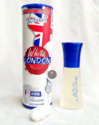 Picture of Al Nuaim White London Roll On Attar Non Alcoholic Long Lasting Perfume - 6ml