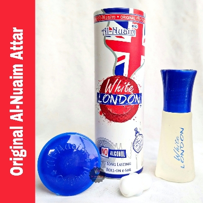 Picture of Al Nuaim White London Roll On Attar Non Alcoholic Long Lasting Perfume - 6ml