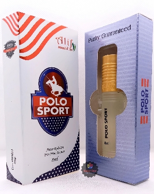 Picture of Alif POLO SPORT Attar Long Lasting Bakhoor Roll On Non Alcoholic Perfume (Halal) - 8ml