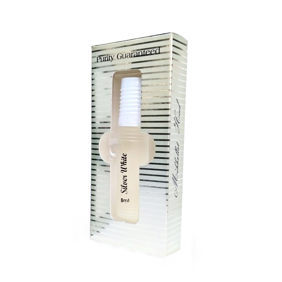 Picture of Alif Silver White Attar Long Lasting Roll On Ator Non Alcoholic Perfume (Halal) - 8ml